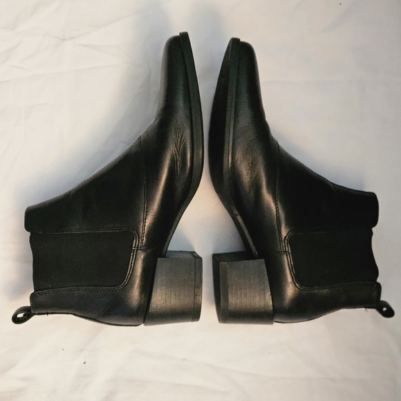 Vagabond Black Marja Ankle Slip On Boots 100%Leather Design Sz 36 / 6 US - Picture 6 of 12